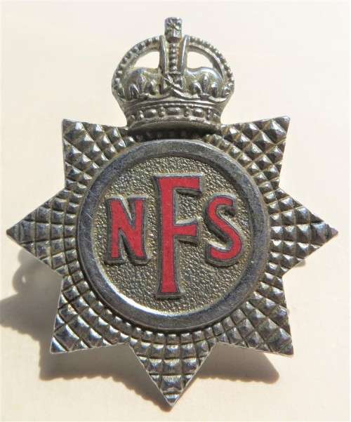 National Fire Service Cap badge