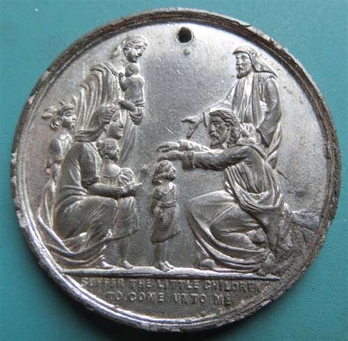 1880 Robert Raikes Centenary of Sunday Schools Medallion 42mm