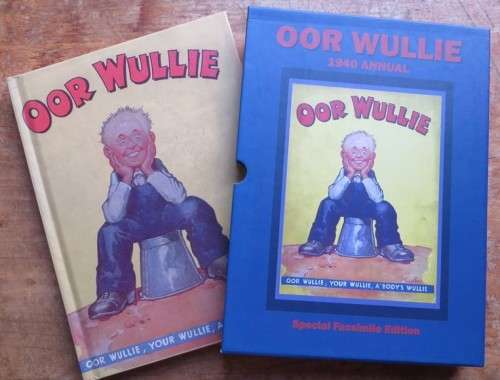`OOR WULLIE`Hardcover + Dustcover Collectors Copy of first Edition Scottish Comic Strip Annual