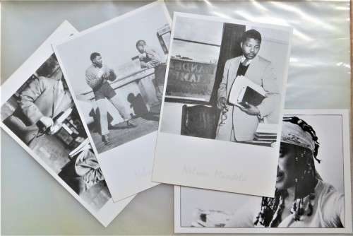 Nelson Mandela Postcard set - 4 x Postcards - 1 Bid for all