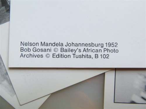 Nelson Mandela Postcard set - 4 x Postcards - 1 Bid for all