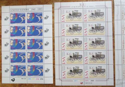 4 x South Africa Full Sheets UMM - 1 Bid for all