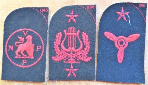 RED SA NAVY EMBROIDERED PATCH LOT - 1 BID FOR ALL 3