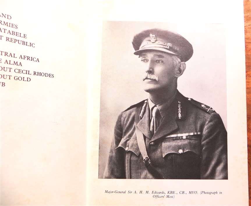 History of the British South Africa Police - Rhodesia BSAP - signed Peter Gibbs