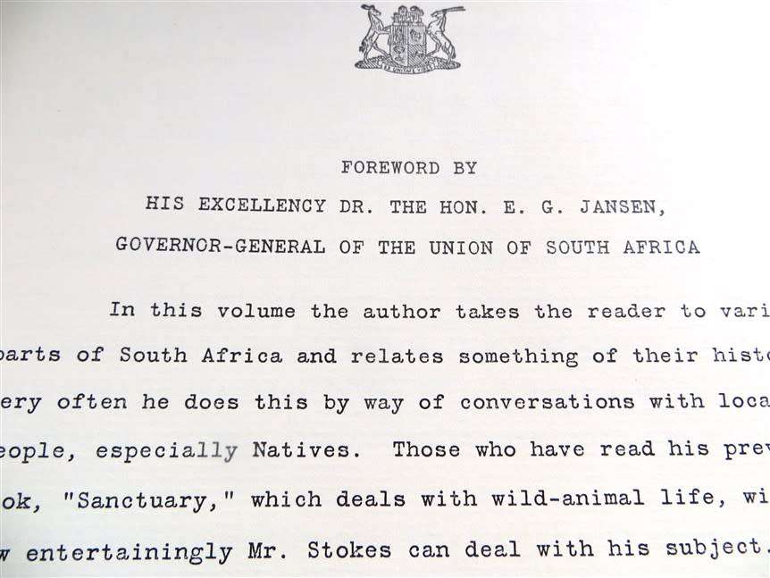 Joyful Errand Stokes, C.S - South African National Council for the Blind - 1959
