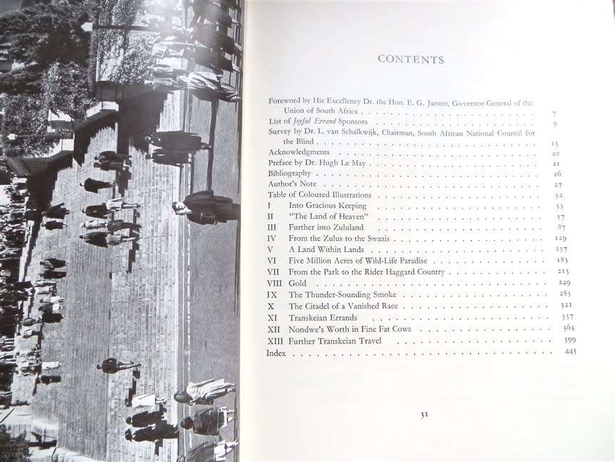 Joyful Errand Stokes, C.S - South African National Council for the Blind - 1959