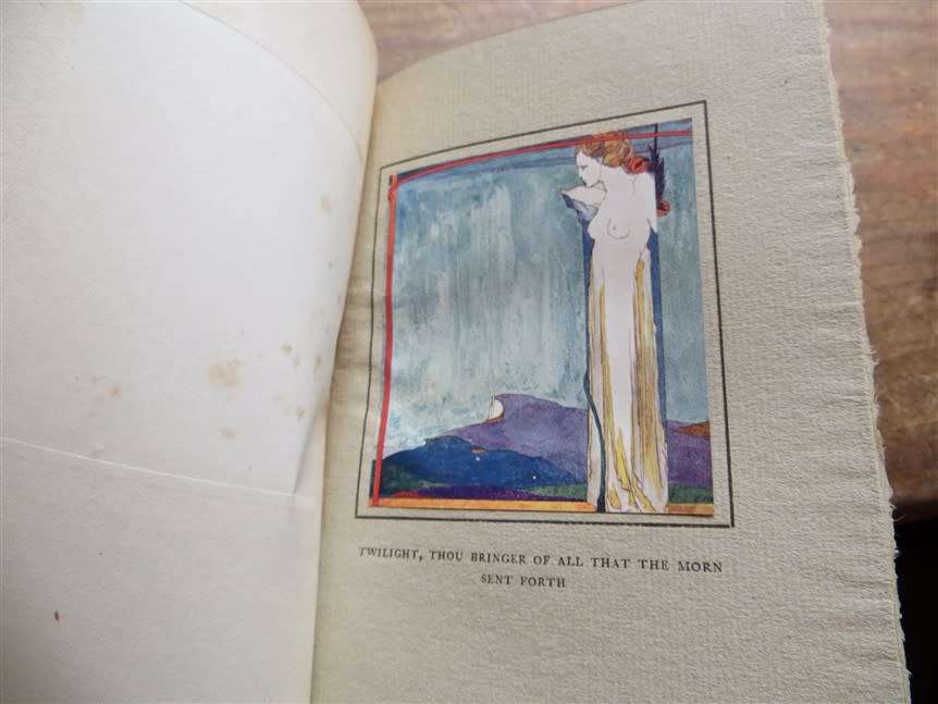 SAPPHO: 1914 - The Queen of Song -Arranged by J R Tutin Illustrated  E H R Collings