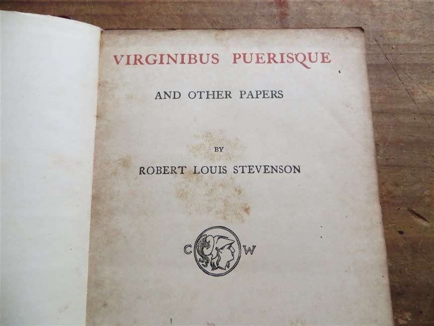 Virginibus Puerisque - Robert Louis Stevenson - 1913