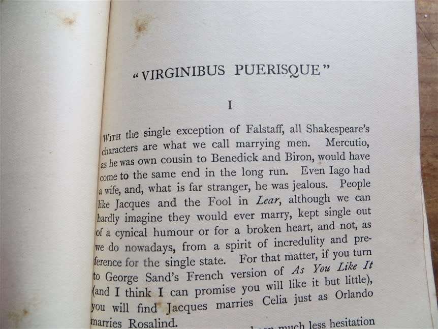 Virginibus Puerisque - Robert Louis Stevenson - 1913