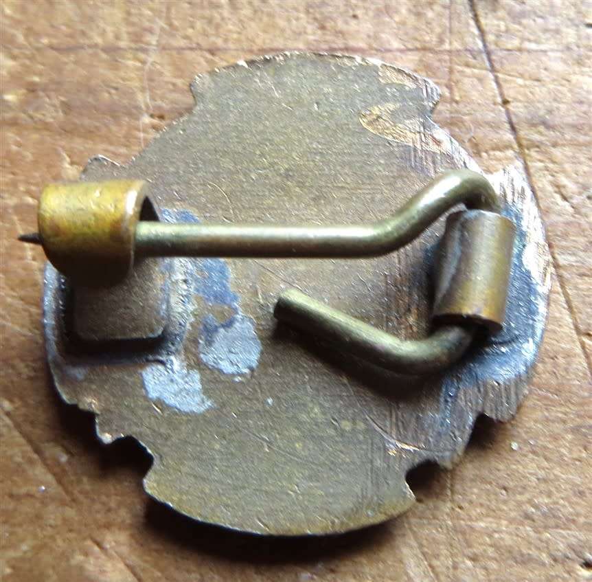 Vintage Christian Wesley Guild Enamel Lapel Badge