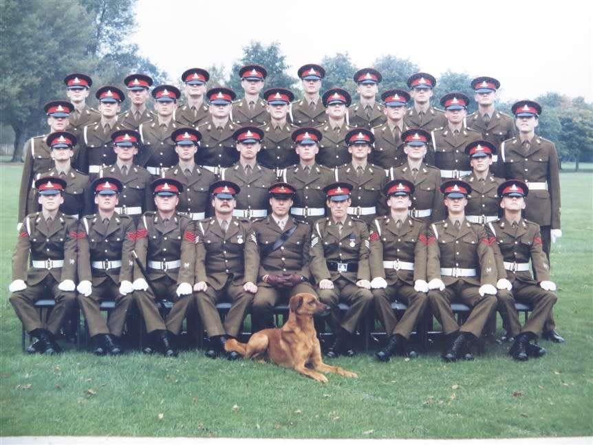 Royal Artillery Photograph 1988 - Nicholson Troop 40 Wardrop Battery