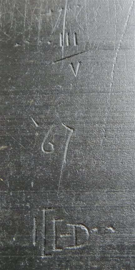 Large Relief Sculpture Set (1965) 5 x Black Stone Numbered & Signed -150mmX460mm each Stone