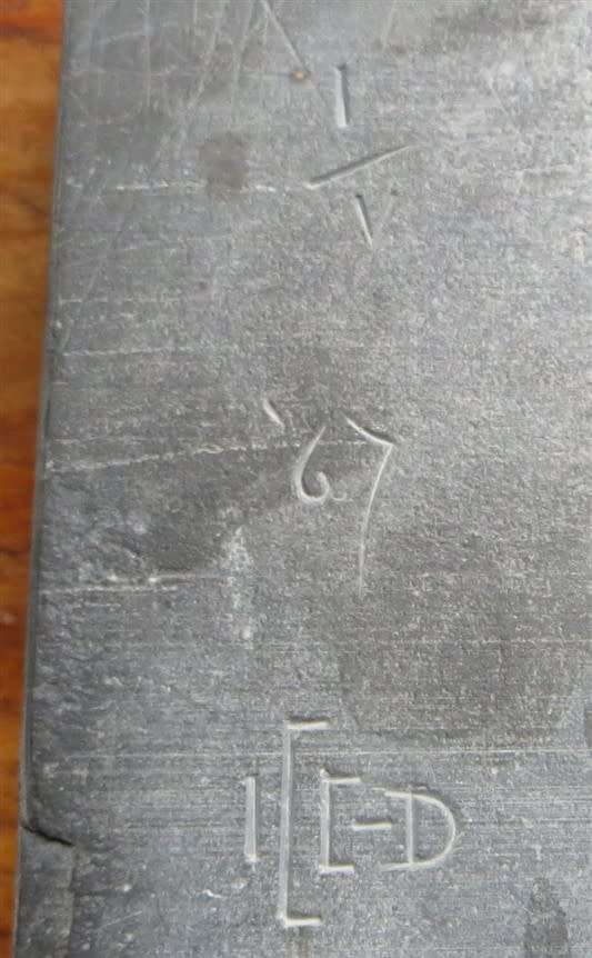 Large Relief Sculpture Set (1965) 5 x Black Stone Numbered & Signed -150mmX460mm each Stone