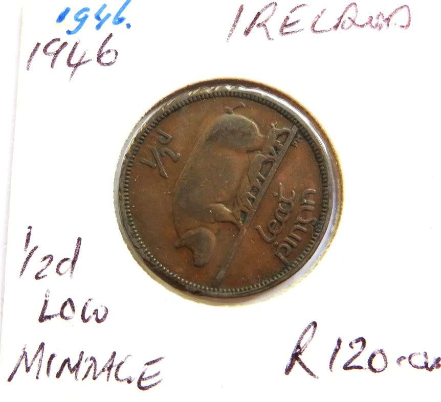 1946 Ireland Half Penny