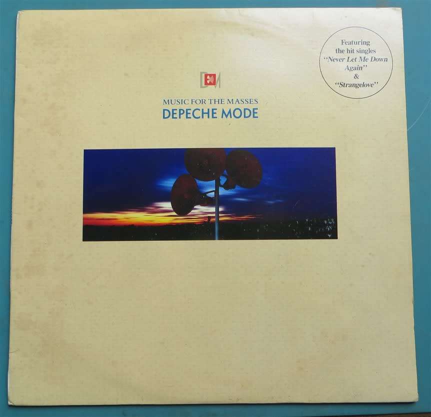 Vintage Vinyl LP - Depeche Mode - Music for the Masses - VG/VG