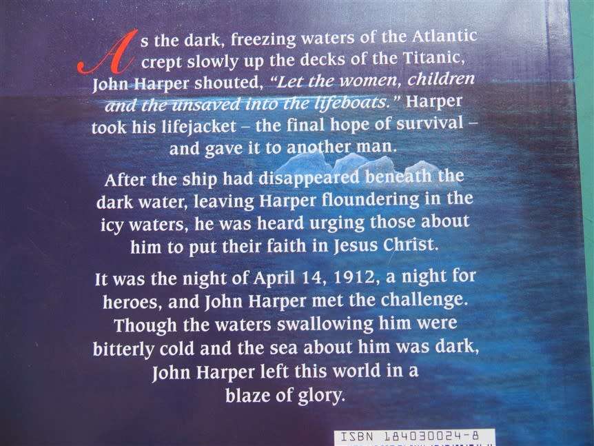 The Titanics Last Hero `- Moody Adams