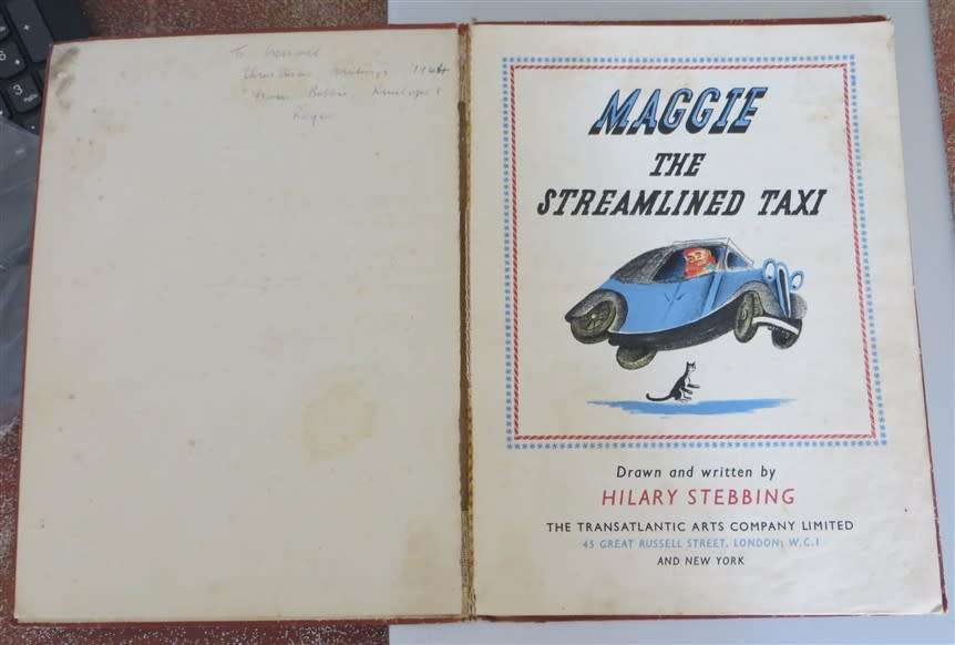 1943 Maggie The Streamlined Taxi - Hilary Stebbing RARE