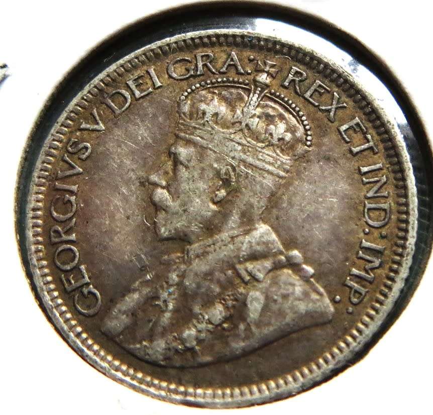 1916 Canada 10 Cents SILVER