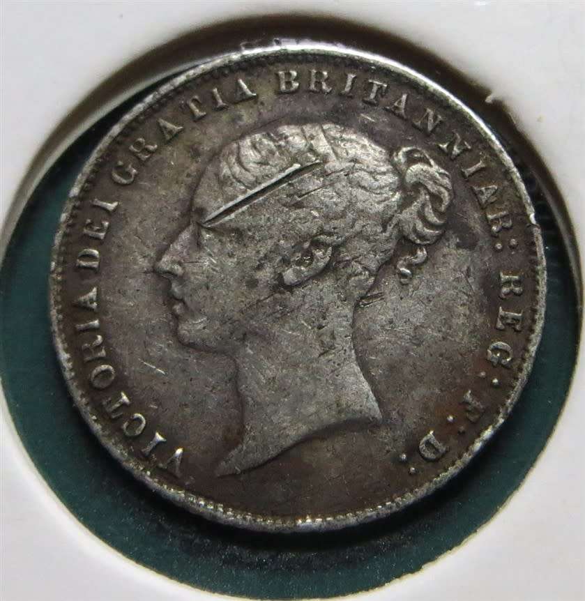 GB 1859 SILVER Sixpence