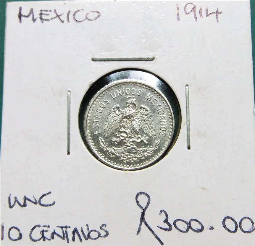 1914 Mexico 10 Cent - Condition - SILVER
