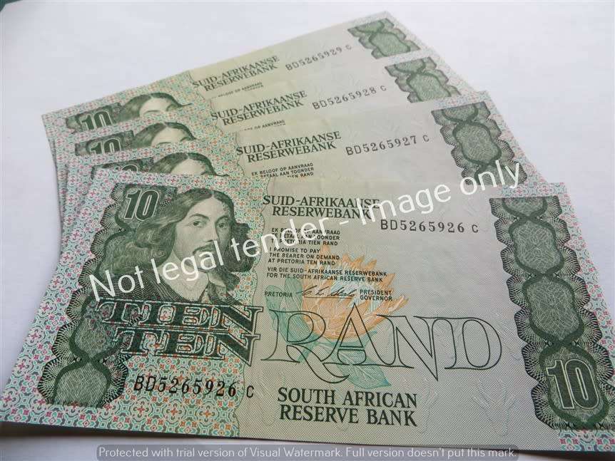 4 x Stals 1st Issue Consecutive R10 Notes - Bid per Note
