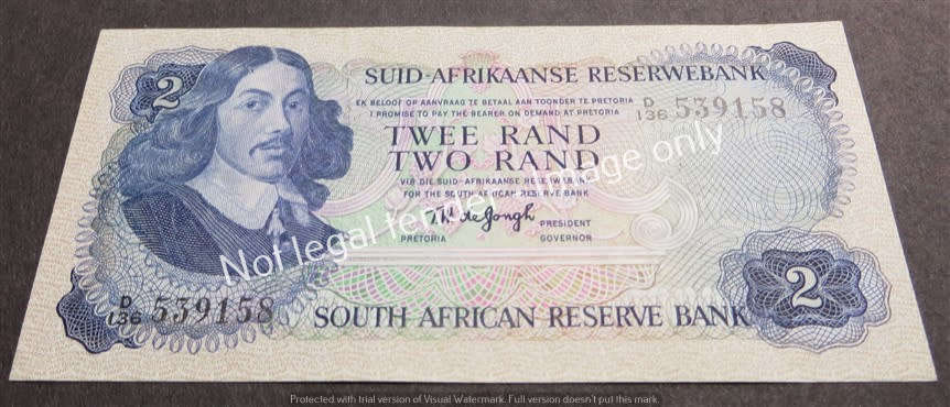 TW De Jongh D136 539158 R2 Note 2nd Issue
