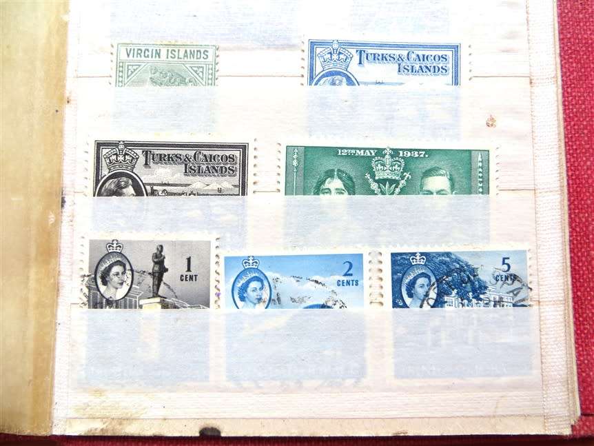 Small Pocket Albun with Older World Stamps