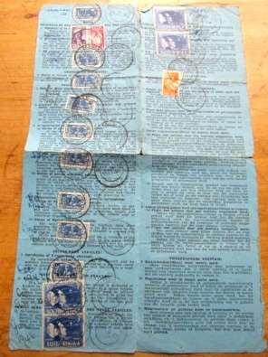 WAR TIME MOTOR VEHICLE LICENSE  @@@  R1 START  @@@