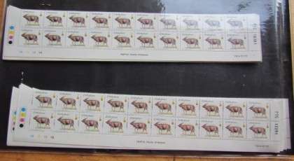 ZIMBABWE SET OF 1A + 1B TYPE  -RARE- * R1 START * BID PER SET