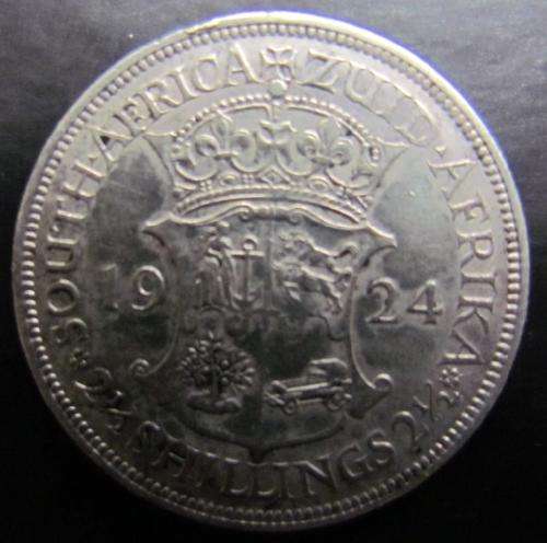 1924 2/6 HALFCROWN - EARLY MINTAGE - WOW!!! -  $$$ R1 START $$$