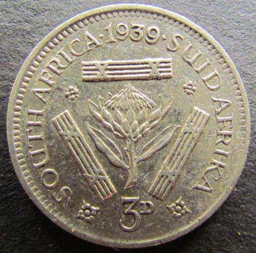 $$ R1 START $$ 1939 3d TICKEY $$ EARLY UNION COIN $$ *** RARE ***