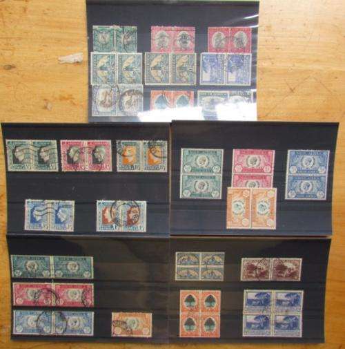 @# R1 START #@ 5 X CARDS OF UNION SA - BLOCKS & STAMPS