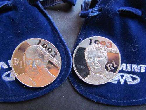 2007 MANDELA & DE KLERK UNCIRCULATED COMBO  @***R1 START***@