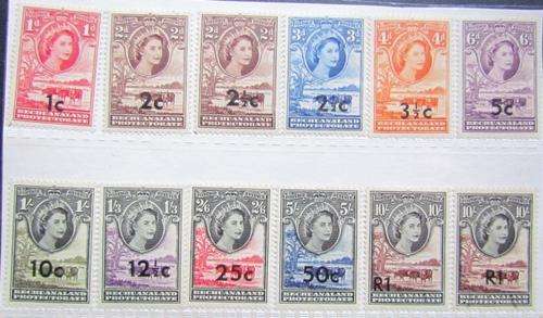 **RARE**HIGH VALUE**1961 - S.A SURCHARGED SET WITH 2 X 10/ / R1 ##LOW  START ##