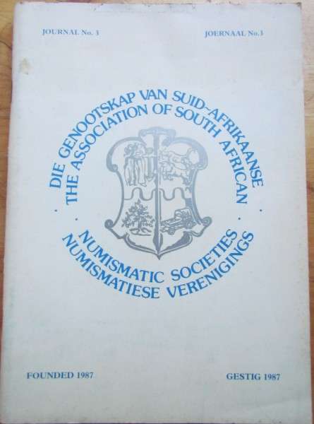 SA Numismatic Society Journal 3-signed by VC Quentin Smythe *R1 START*