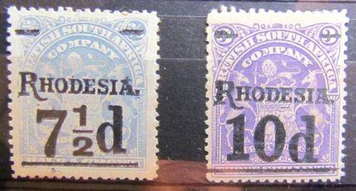 B.S.A.Co.Overprints Mounted Mint @@R1 START@@