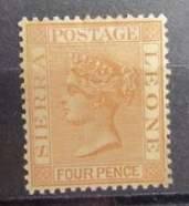 Sierra Leone 4d M/Mint - Early Issue