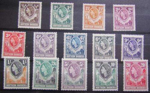 Northern Rhodesia Set 1/2d to 20 Shillings @LOW START@