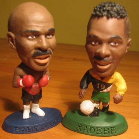 FIGURINES - COLLECTABLE -RADEBE + BABY JAKE - #REDUCED#