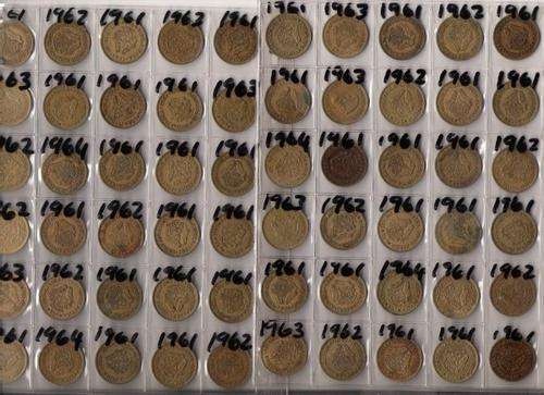 HALF CENT BRONZE COLLECTION - ALL FOR 1 BID @@ A CRAZY R1 START!!