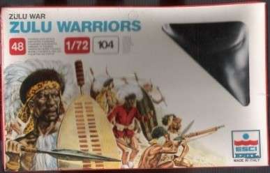 INFANTRY MODEL - ZULU WARRIORS - RARE  - ONCE OFF BARGAINS!!!!!!!!