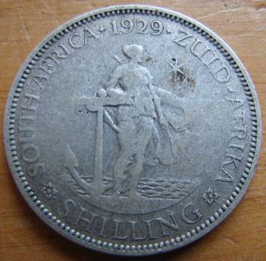 1929 1 shilling - VERY VERY RARE COIN !-@@ low R1 Start @@-BID NOW !!