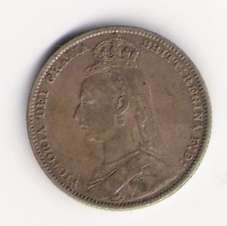 1889 GB SILVER - OLD , GREAT DETAIL COIN - YOURS @  A R1 START !!!!!!