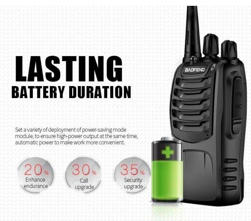 2 X Two-way Radios Transceiver Handheld Interphone/ Walkie Talkie