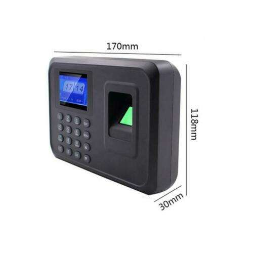 Biometric Touch ID Time Clock Recorder Password Fingerprint Attendance Machine