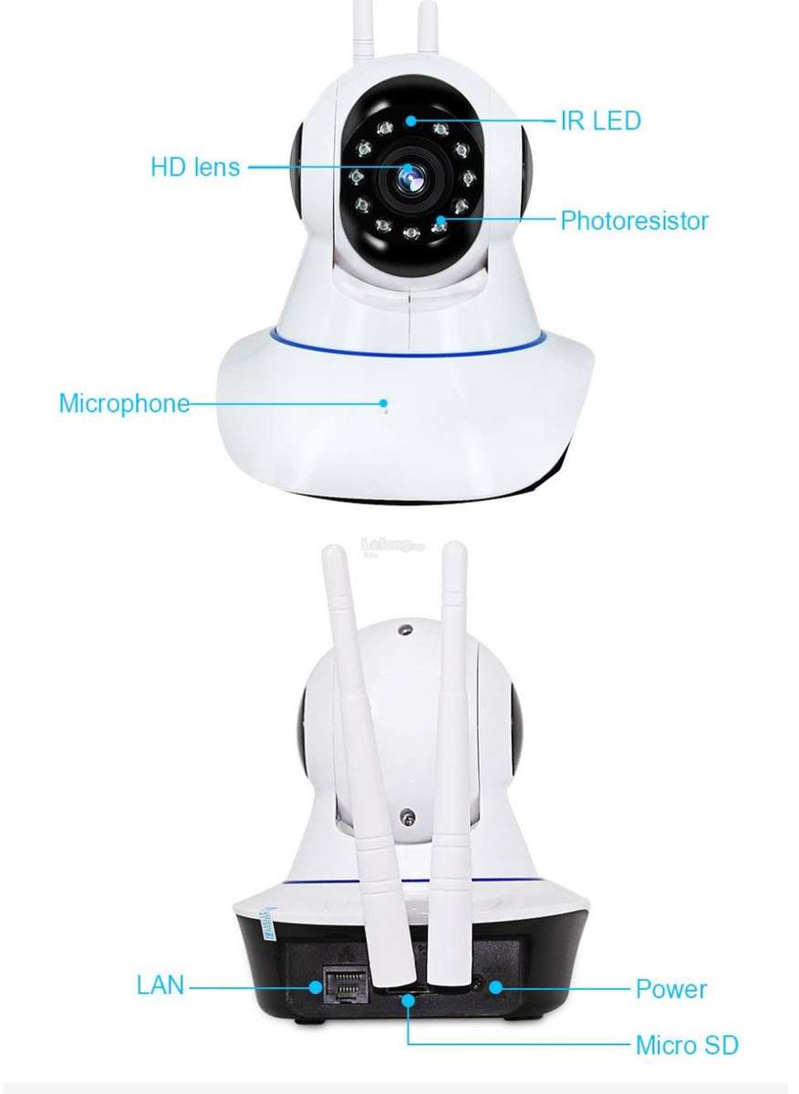 Mobile Communication Wifi Camera With Night Vision Working