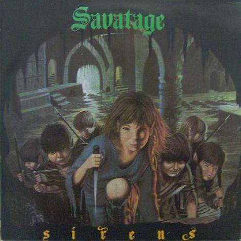 SAVATAGE - SIRENS IMPORTED LP!!