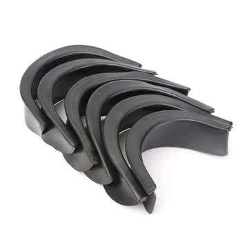 6Pcs/Set Black Rubber Pool Table Pocket Liners Protector Billiard Snooker Table Liners Decorations