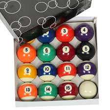 Pool Balls Standard Size Full 16 Balls Set