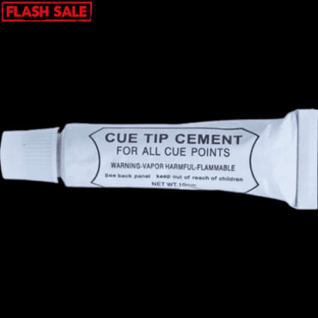 Pool Cue Tip Cement
